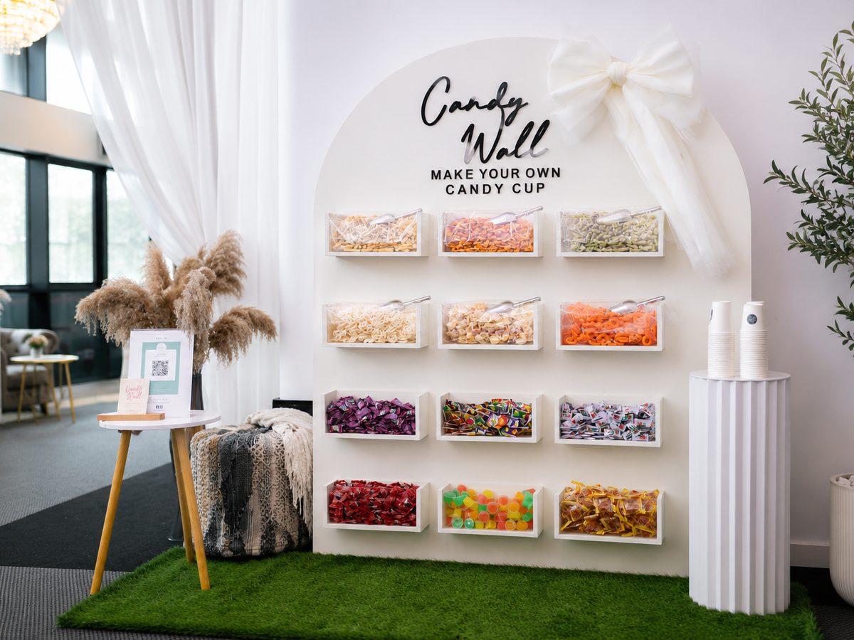 Candy Wall at a La Folie kids birthday party in Dubai