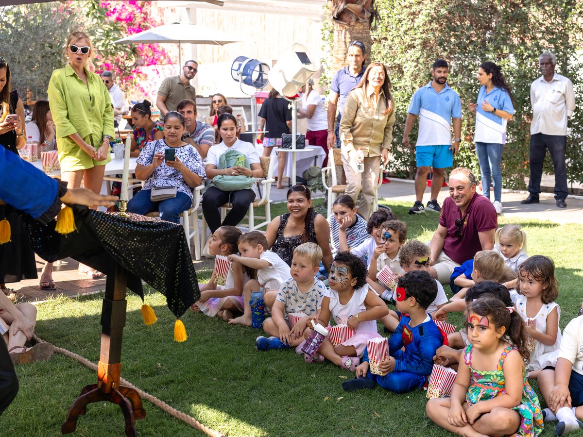 Magic Show at a La Folie kids birthday party in Dubai