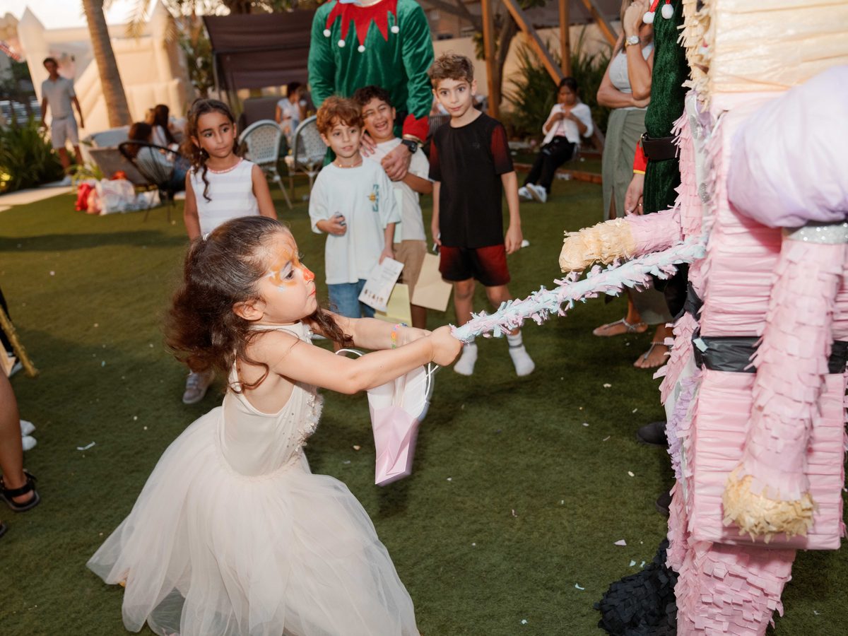 Themed Piñata at a La Folie kids birthday party in Dubai